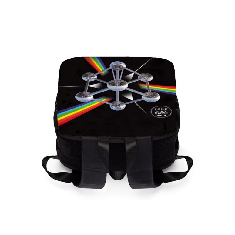 Pink Floyd Live In Brussels Black Shoulder Backpack Pink Floyd Live In Brussels Black Shoulder Backpack