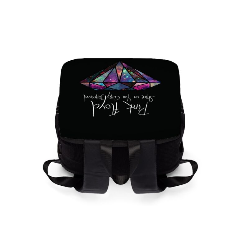 Pink Floyd Shine on You Crazy Diamond Black Shoulder Backpack Pink Floyd Shine on You Crazy Diamond Black Shoulder Backpack