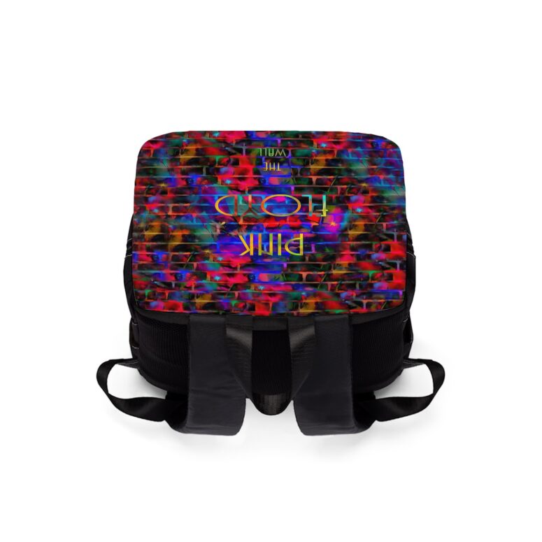 Pink Floyd The Wall Water Painting Black Shoulder Backpack