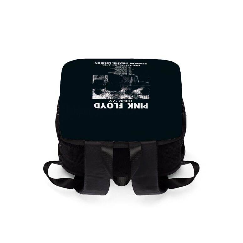 Pink Floyd UK Concert Tour 72 Black Shoulder Backpack Pink Floyd UK Concert Tour 72 Black Shoulder Backpack