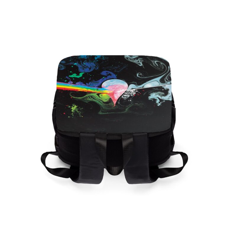 Pink Tear Drop Art Pink Floyd Black Shoulder Backpack Pink Tear Drop Art Pink Floyd Black Shoulder Backpack