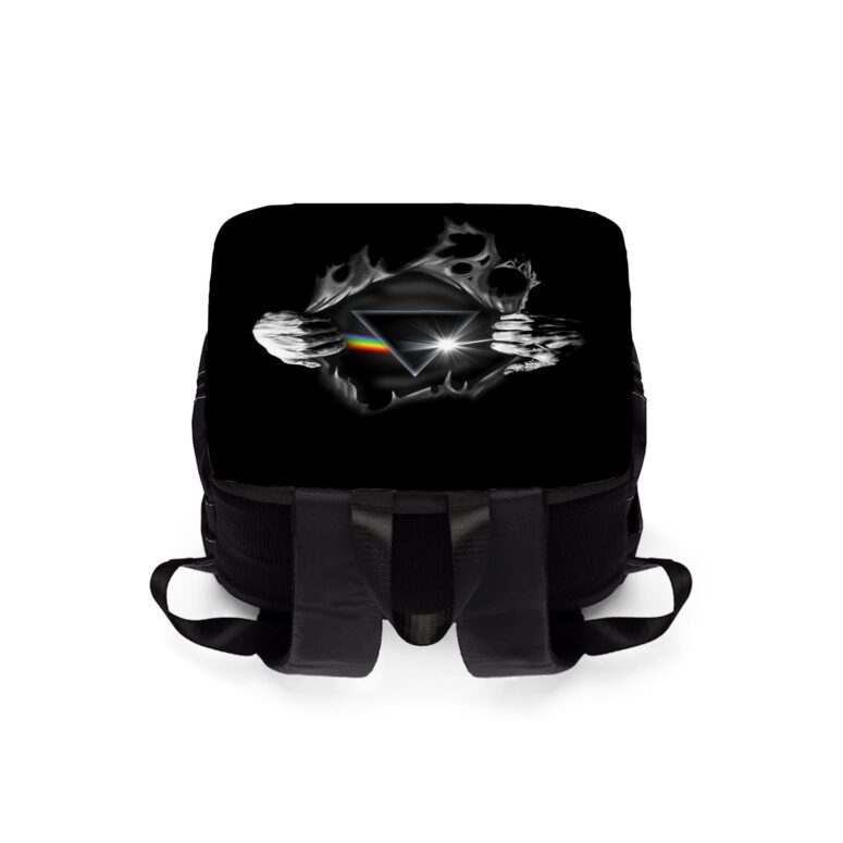 Pink floyd is my super power Black Shoulder Backpack