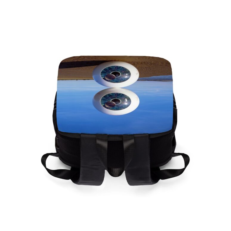 Pulse in Reallife beach  Pink Floyd Black Shoulder Backpack