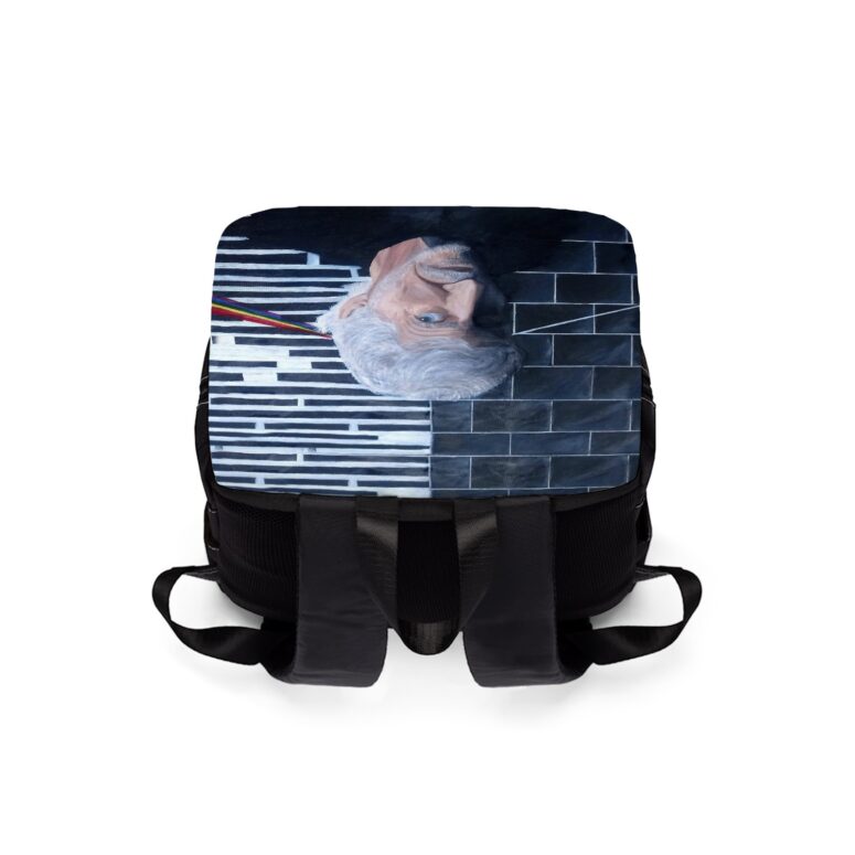 Roger Waters Portrait Painting Art Pink Floyd Black Shoulder Backpack Roger Waters Portrait Painting Art Pink Floyd Black Shoulder Backpack