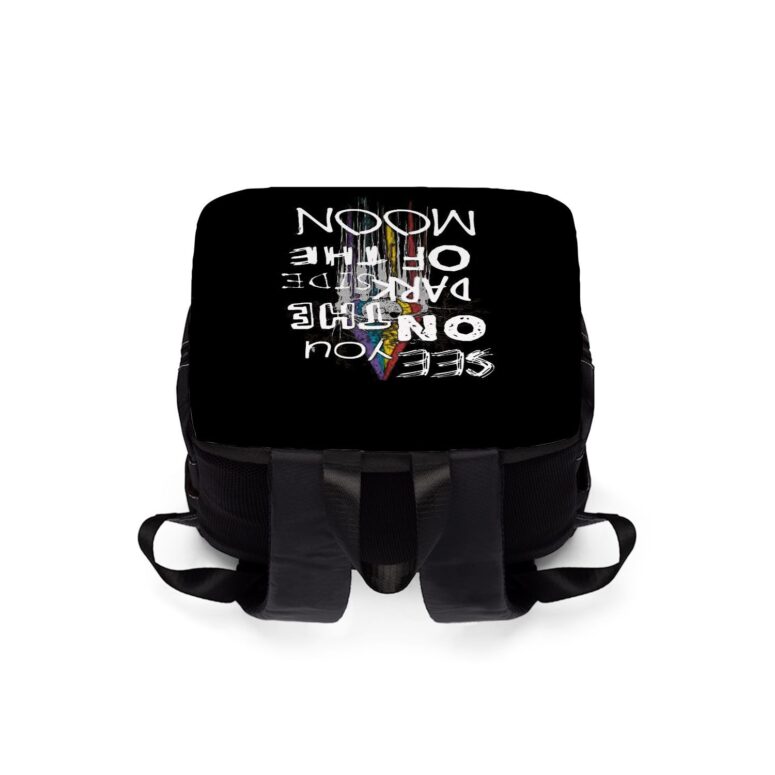 See You On The Dark Side of the moon  Pink Floyd Black Shoulder Backpack