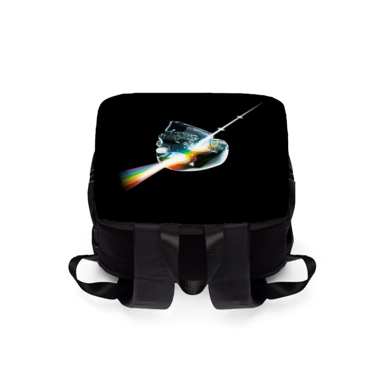 Skull DSOTM Art Pink Floyd Black Shoulder Backpack Skull DSOTM Art Pink Floyd Black Shoulder Backpack