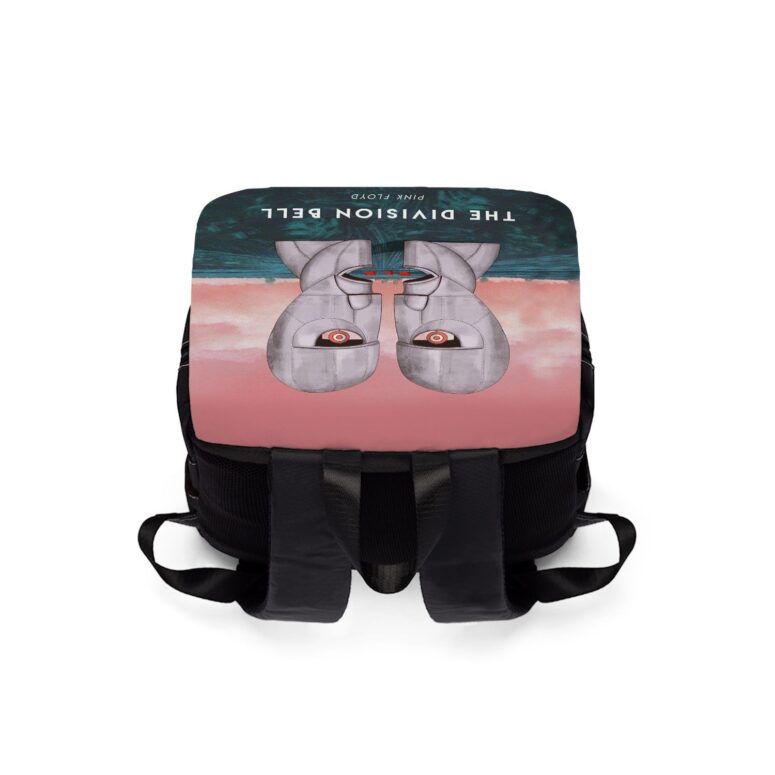 The Division Bell Illustration Pink Floyd Black Shoulder Backpack The Division Bell Illustration Pink Floyd Black Shoulder Backpack
