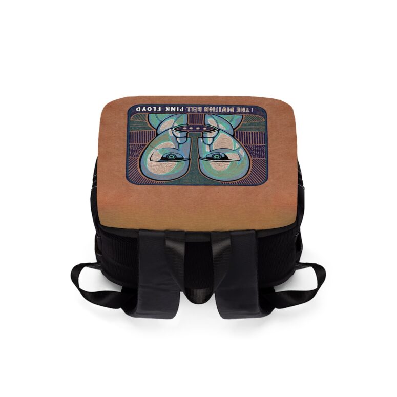 Vintage The Division Bell Pink Floyd Black Shoulder Backpack Vintage The Division Bell Pink Floyd Black Shoulder Backpack