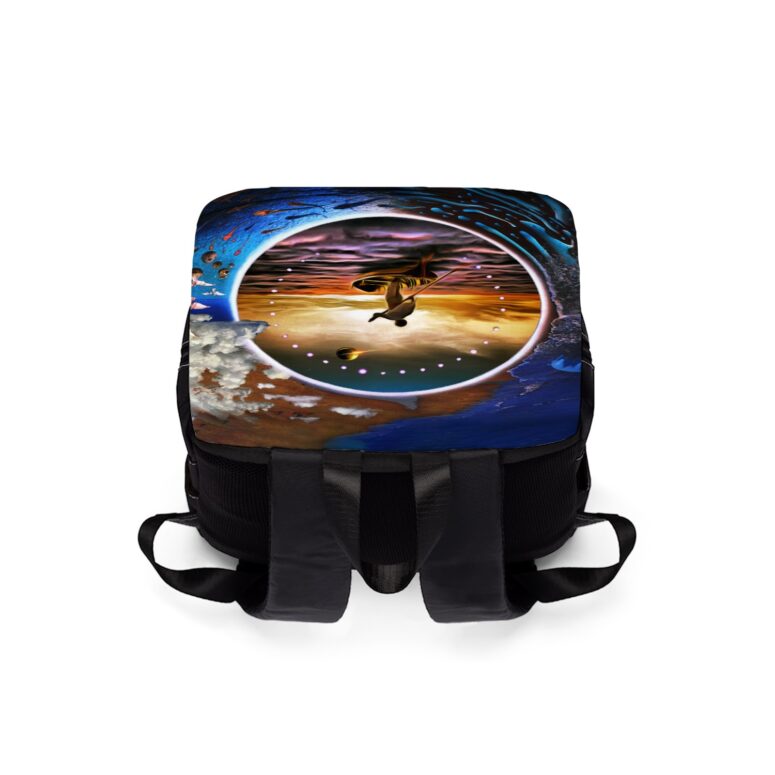 The Endless River  Pink Floyd Black Shoulder Backpack
