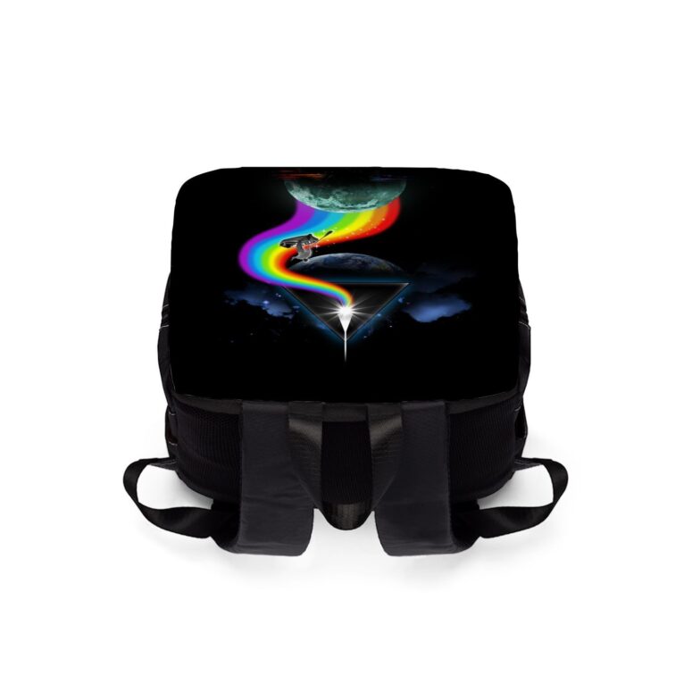 The Endless River Dark side of the moon Pink Floyd Black Shoulder Backpack The Endless River Dark side of the moon Pink Floyd Black Shoulder Backpack