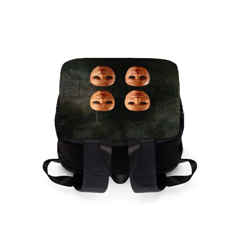 The Wall Live Masks Album Cover 2000  Pink Floyd Black Shoulder Backpack