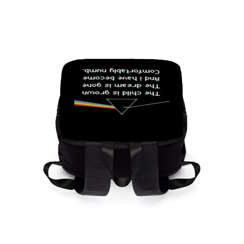 The dream is gone I have become comfortably numb Pink Floyd Black Shoulder Backpack The dream is gone I have become comfortably numb Pink Floyd Black Shoulder Backpack