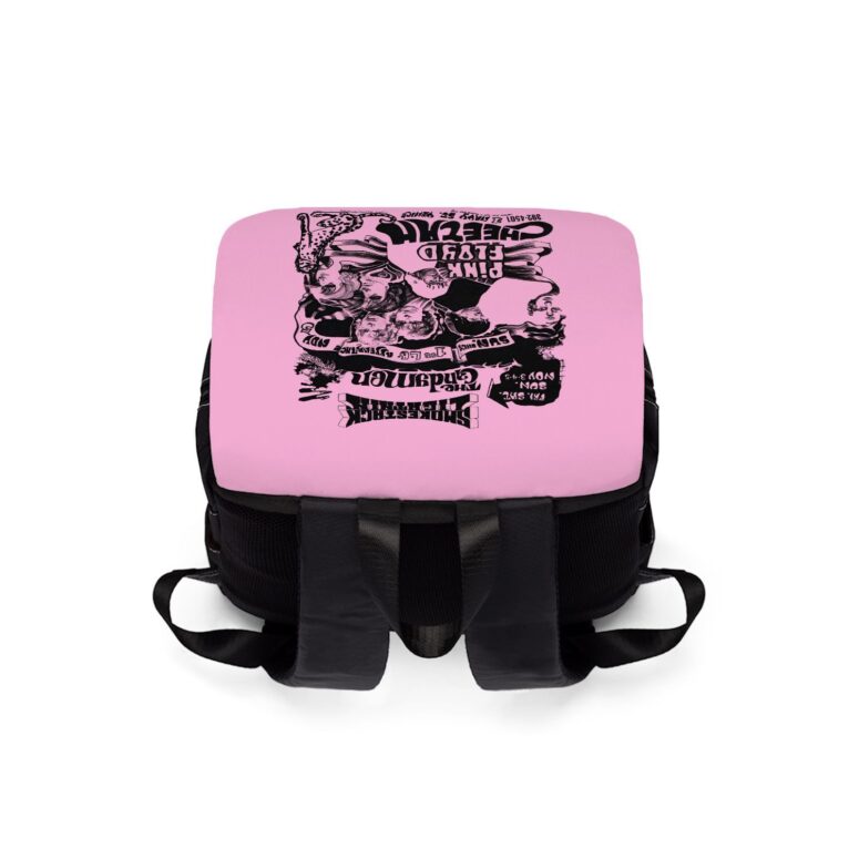 Venice Kaliforniyada Cheetah klubu 1967  Pink Floyd Black Shoulder Backpack