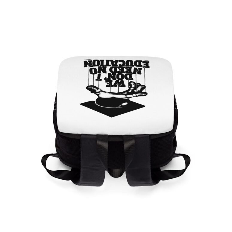 We dont need education  Pink Floyd Black Shoulder Backpack
