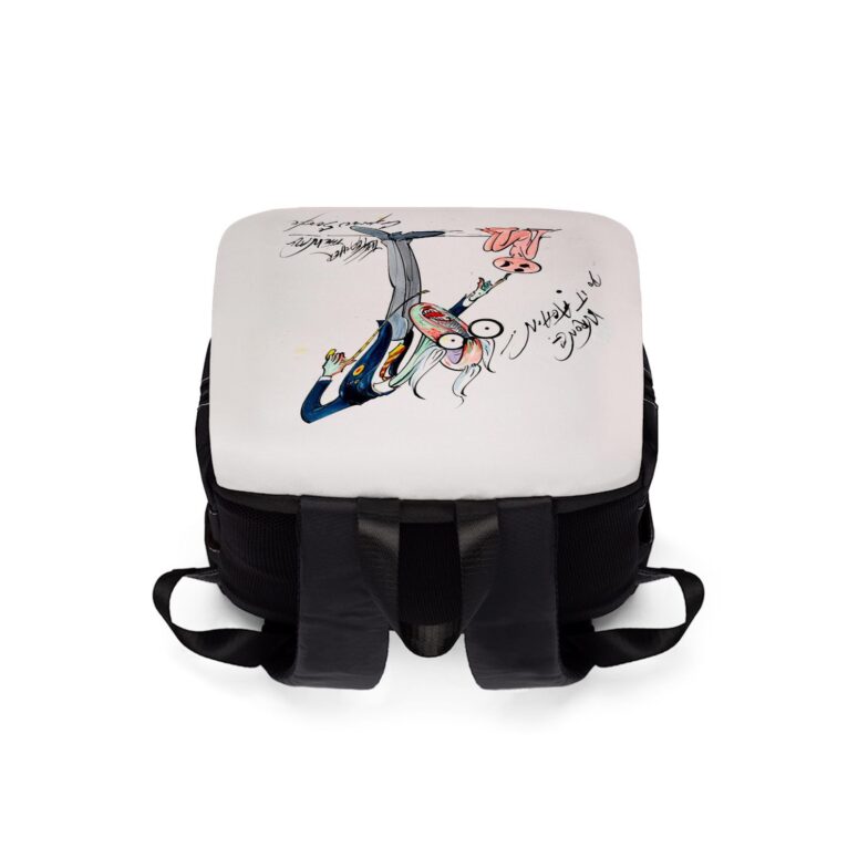 Wrong Do It Again The Teacher and Pink  Pink Floyd Black Shoulder Backpack