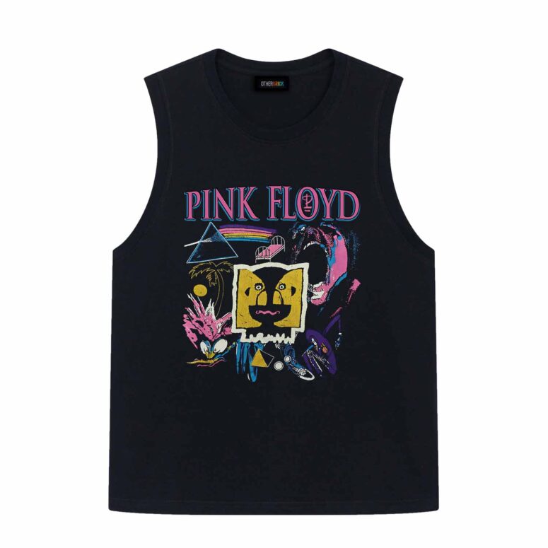 Vintage 1994 Pink Floyd The Division Bell Tour Drawing Art Shirt