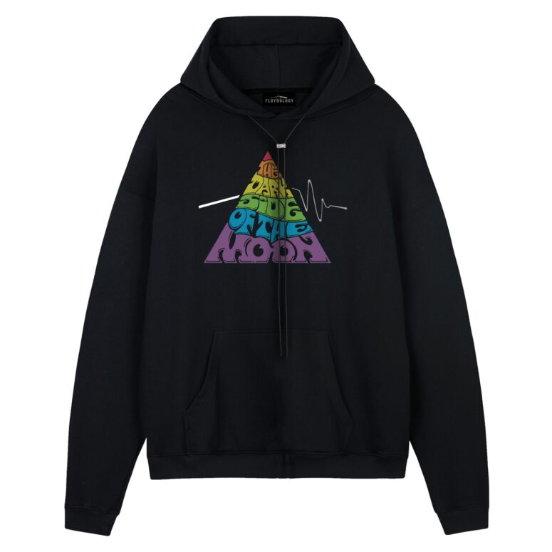 Pink Floyd Dark Side Of The Moon Pyramid Typography Shirt