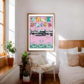 Pv8 Boston June 18 1975 Boston Ma Pink Floyd Poster - OtherBrick