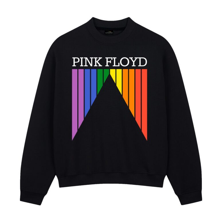 Pink Floyd Prism Washed Pyramid Colorful Shirt Pink Floyd Prism Washed Pyramid Colorful Shirt