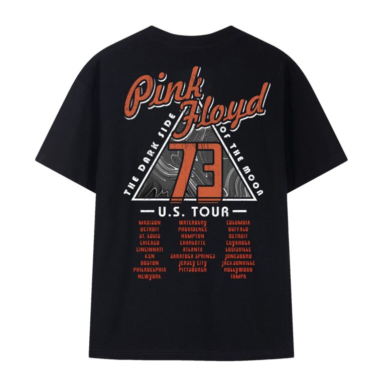 Vintage US Tour 1937 Pink Floyd Eye Catching Dark Side Shirt Vintage US Tour 1937 Pink Floyd Eye Catching Dark Side Shirt