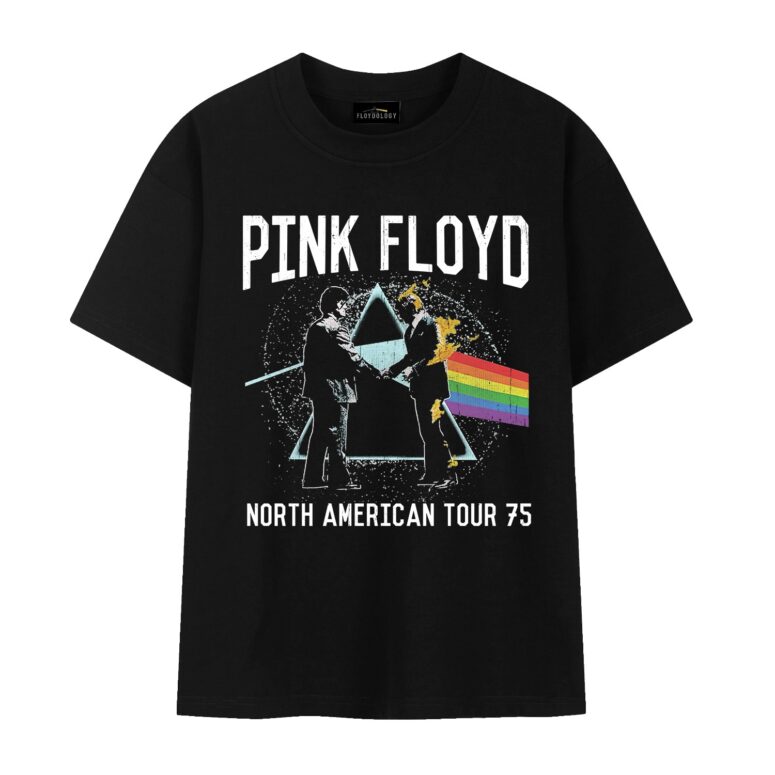 Pink Floyd Pyramid Rainbow Vintage North American Tour 75 Shirt Pink Floyd Pyramid Rainbow Vintage North American Tour 75 Shirt