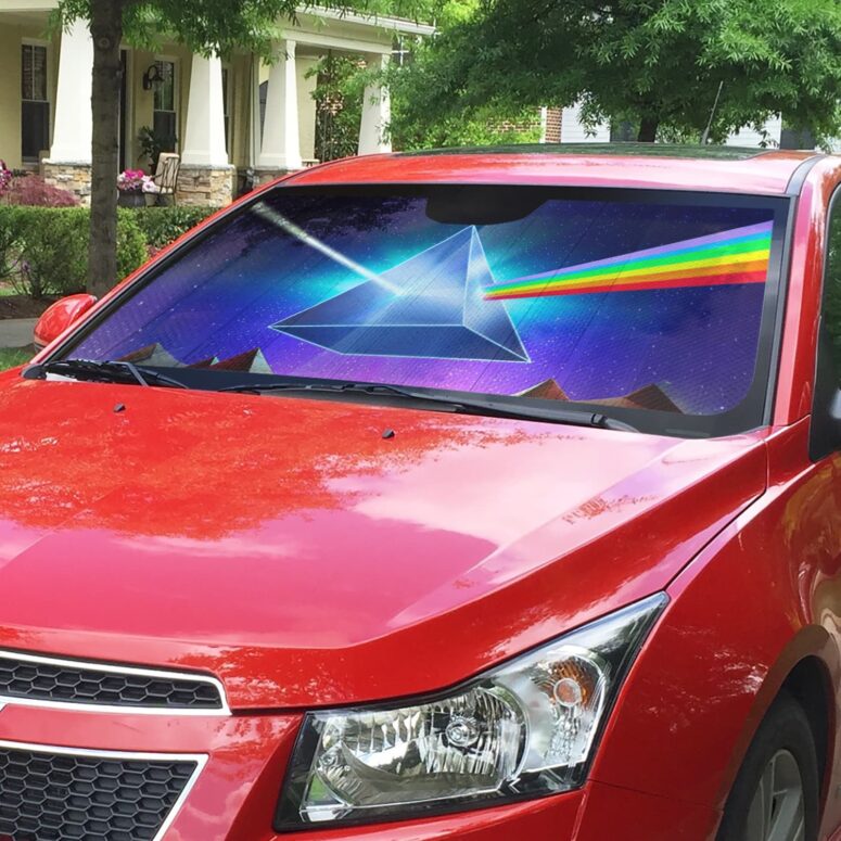 The Dark Side Of The Moon 3d Lenticular Edition Pink Floyd Auto Sun Shade