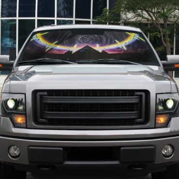 Pink Floyd The Dark Side Of The Moon Pyramid Night Sky Auto Sun Shade