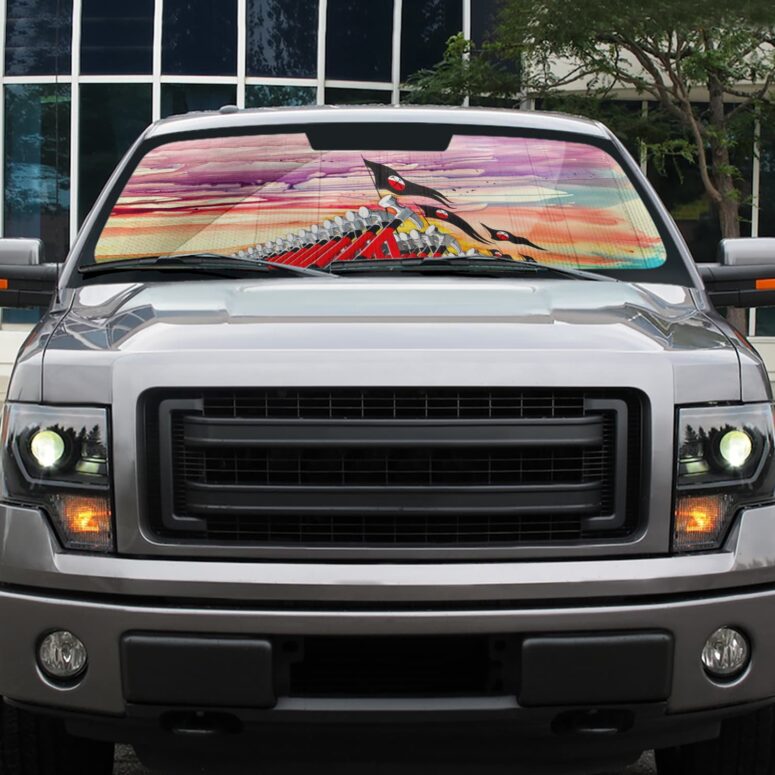 The Wall Hammer Drawing Art Pink Floyd Auto Sun Shade