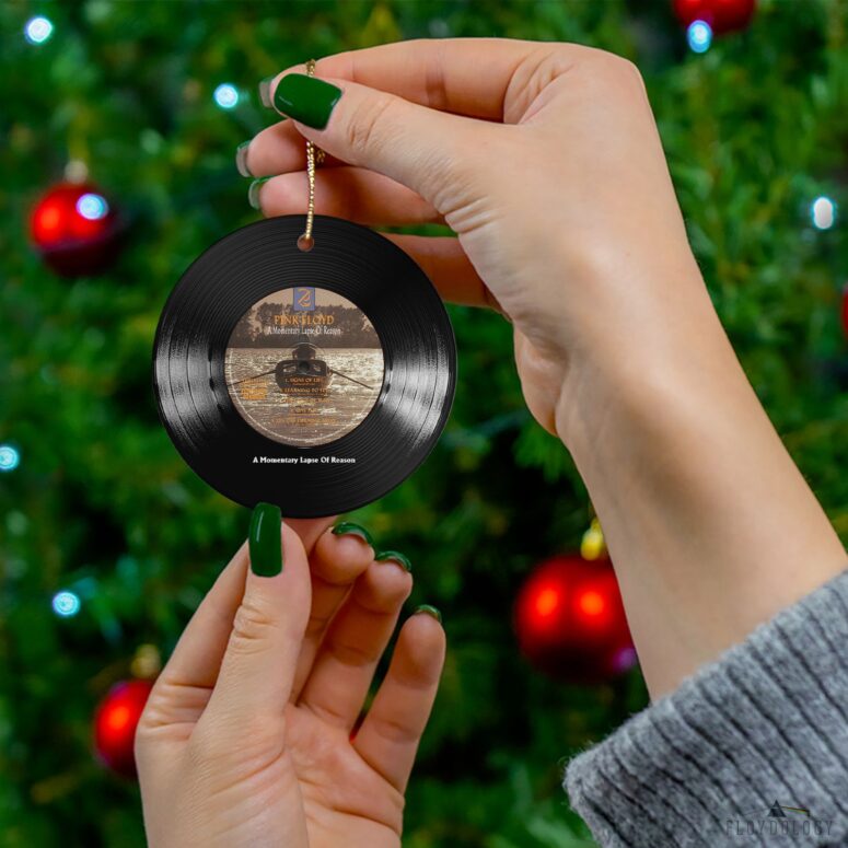 A Momentary Lapse Of Reason Pink Floyd Vinyl Disk Ceramic Ornament A Momentary Lapse Of Reason Pink Floyd Vinyl Disk Ceramic Ornament