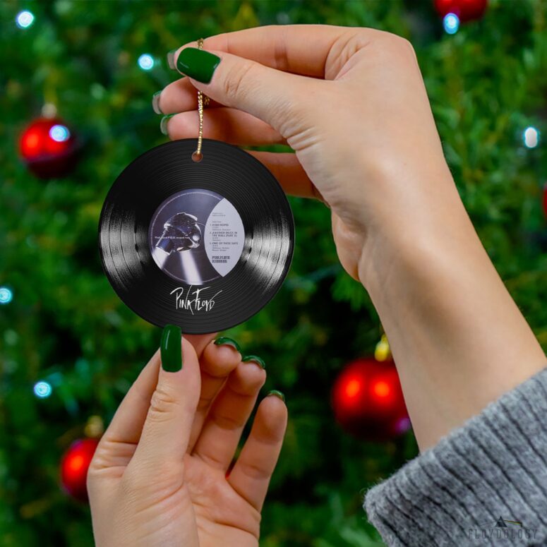 Pulse 1995 High Hopes Classic Rock Pink Floyd Vinyl Disk Ceramic Ornament