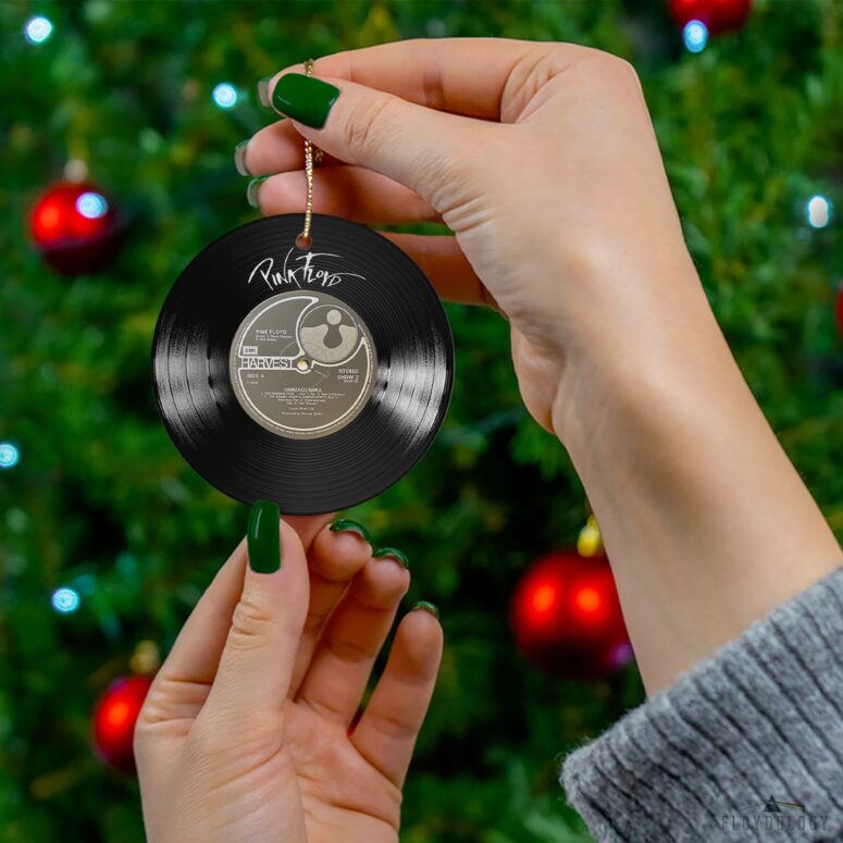 Ummagumma 1969 Classic Rock Pink Floyd Vinyl Disk Ceramic Ornament