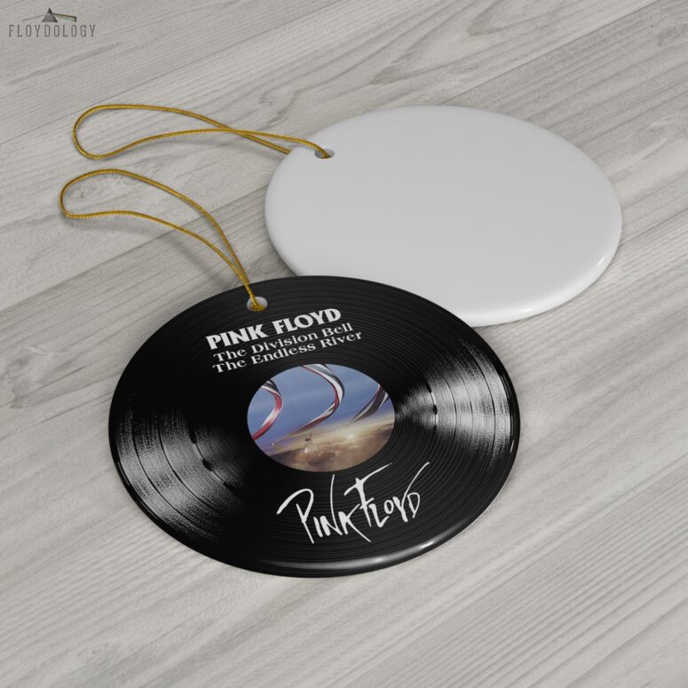 The Division Bell Endless River Pink Floyd Vinyl Disk Ceramic Ornament