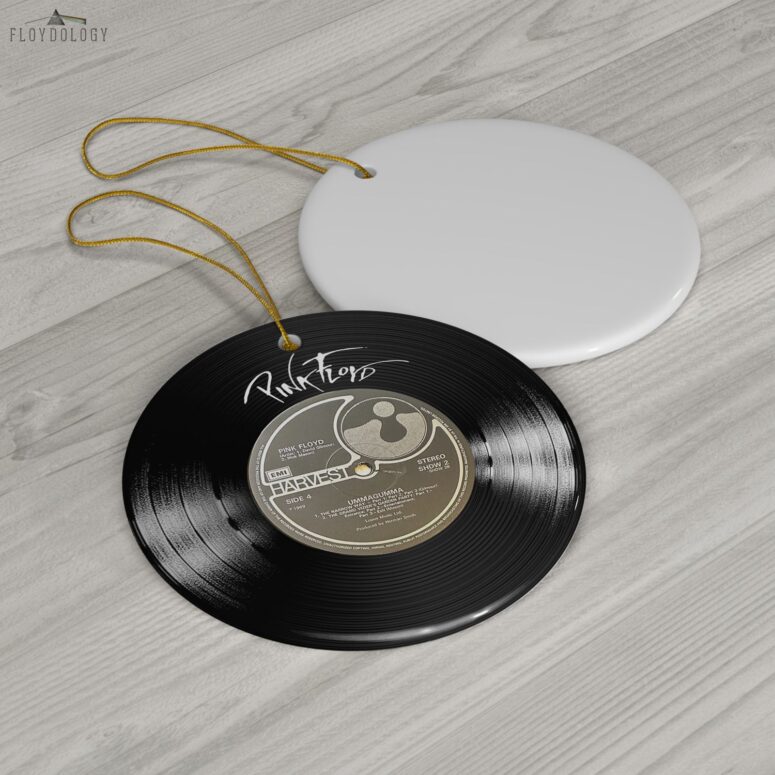 Ummagumma 1969 Classic Rock Pink Floyd Vinyl Disk Ceramic Ornament