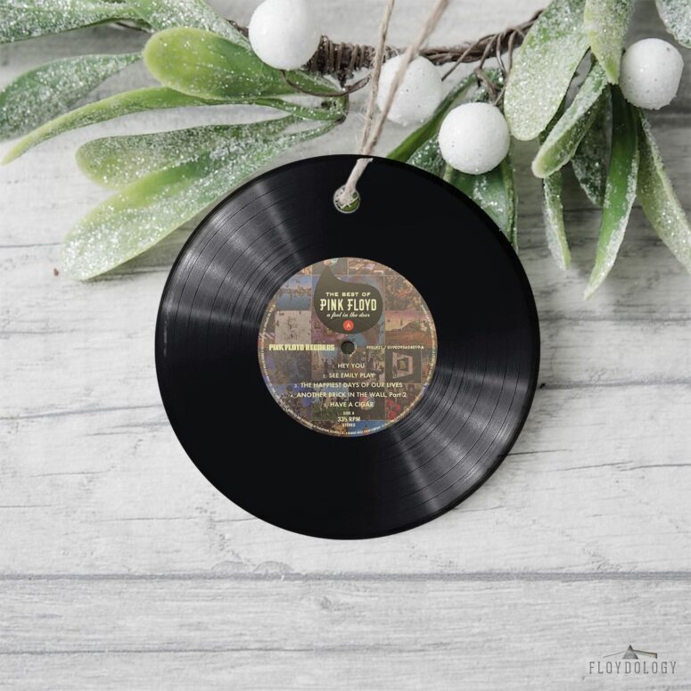 A Foot In The Door Pink Floyd Vinyl Disk Ceramic Ornament A Foot In The Door Pink Floyd Vinyl Disk Ceramic Ornament