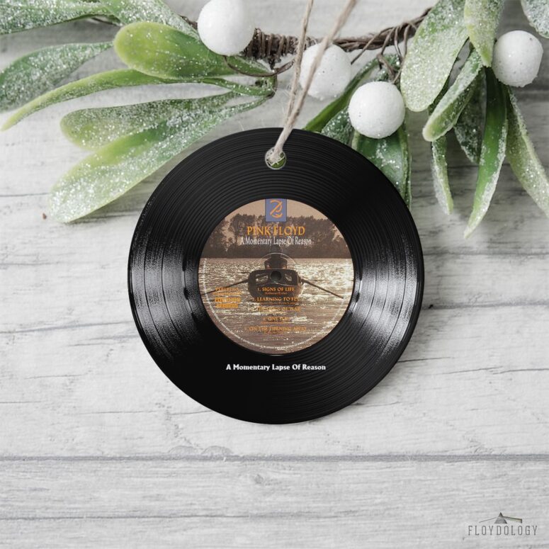 A Momentary Lapse Of Reason Pink Floyd Vinyl Disk Ceramic Ornament A Momentary Lapse Of Reason Pink Floyd Vinyl Disk Ceramic Ornament