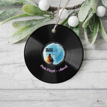 Animals Pigs ong The Wing Dogs Pink Floyd Vinyl Disk Ceramic Ornament