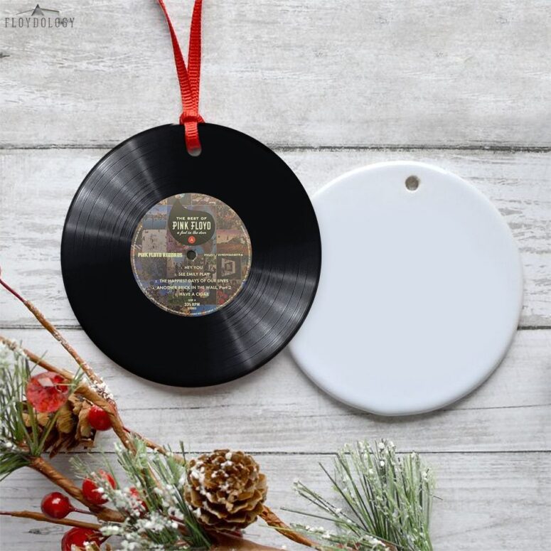 A Foot In The Door Pink Floyd Vinyl Disk Ceramic Ornament A Foot In The Door Pink Floyd Vinyl Disk Ceramic Ornament