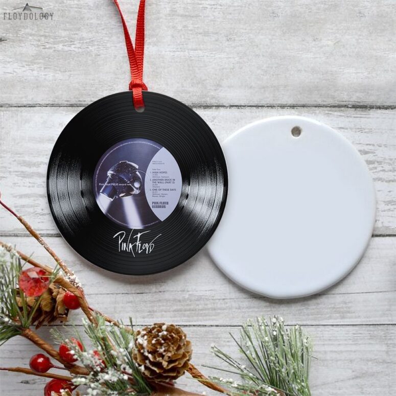 Pulse 1995 High Hopes Classic Rock Pink Floyd Vinyl Disk Ceramic Ornament