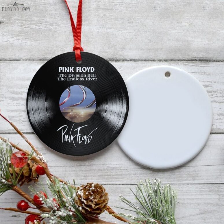 The Division Bell Endless River Pink Floyd Vinyl Disk Ceramic Ornament