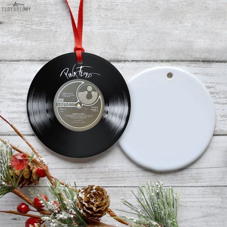 Ummagumma 1969 Classic Rock Pink Floyd Vinyl Disk Ceramic Ornament