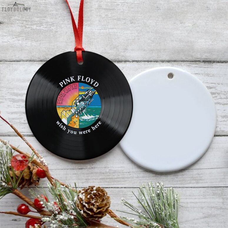 Wish You Were Here Rock Band Pink Floyd Vinyl Disk Ceramic Ornament Wish You Were Here Rock Band Pink Floyd Vinyl Disk Ceramic Ornament