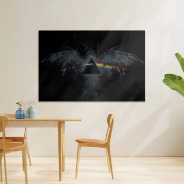 Dark Side Of The Moon Eagle Art Pink Floyd Canvas