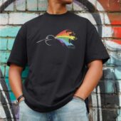 Dark Side Of The Force Starwar Front Shirt Man Black - OtherBrick