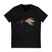 Dark Side Of The Force Starwar Front Vneck Black - OtherBrick
