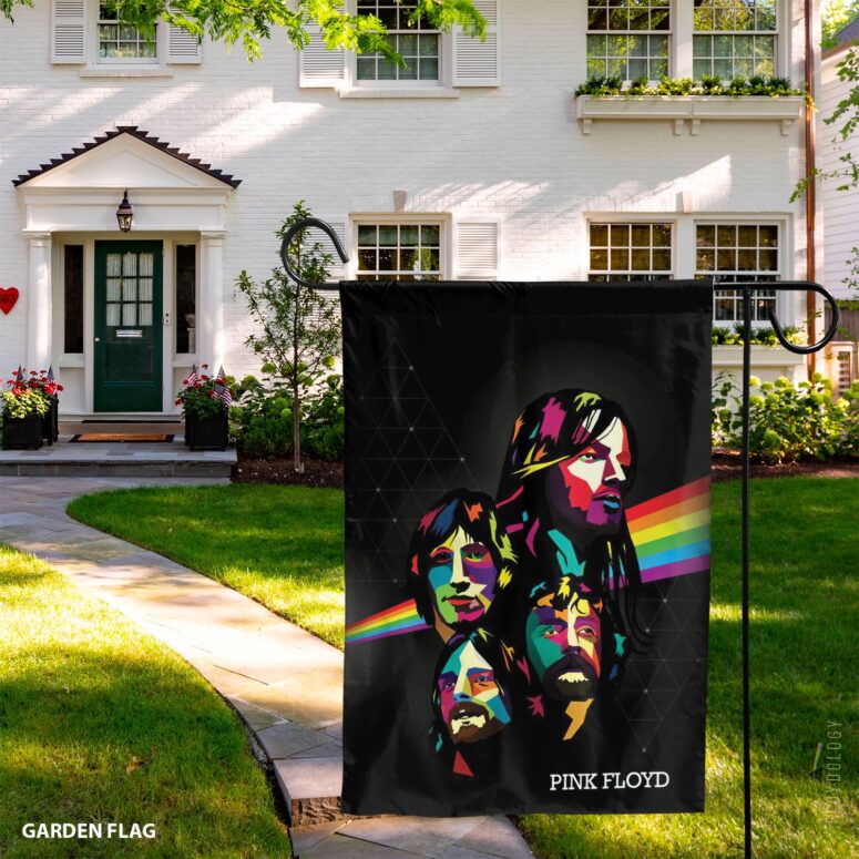 All You Touch and All You See Pink Floyd Vertical House Flag