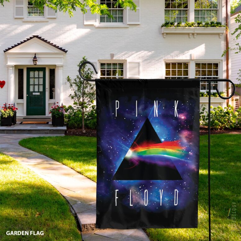 Cosmic Dark Side Of The Moon Pink Floyd Flag