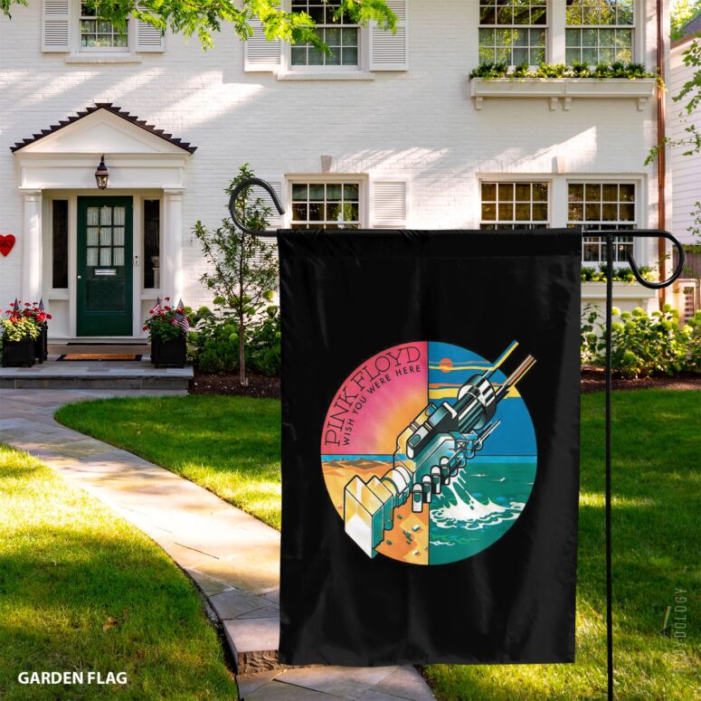 Wish You Were Here Pink Floyd Vertical House Flag