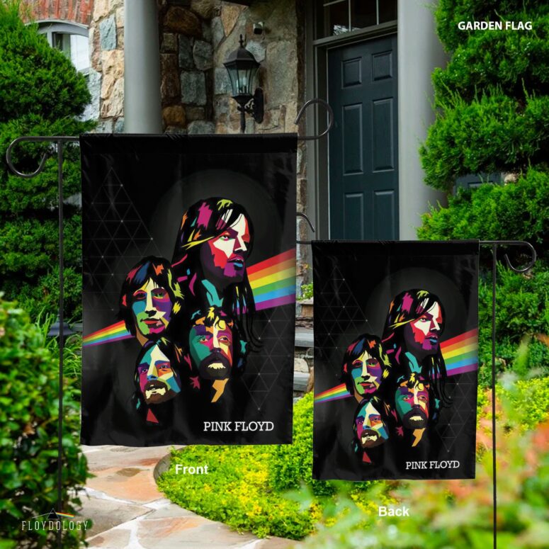 All You Touch and All You See Pink Floyd Vertical House Flag