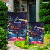 G Flag Twoslide Looking For Dark Side Of The Moon Pink Floyd Vertical House Flag - OtherBrick
