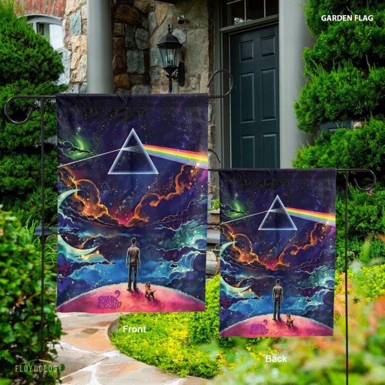 Looking For Dark Side Of The Moon Pink Floyd Vertical House Flag